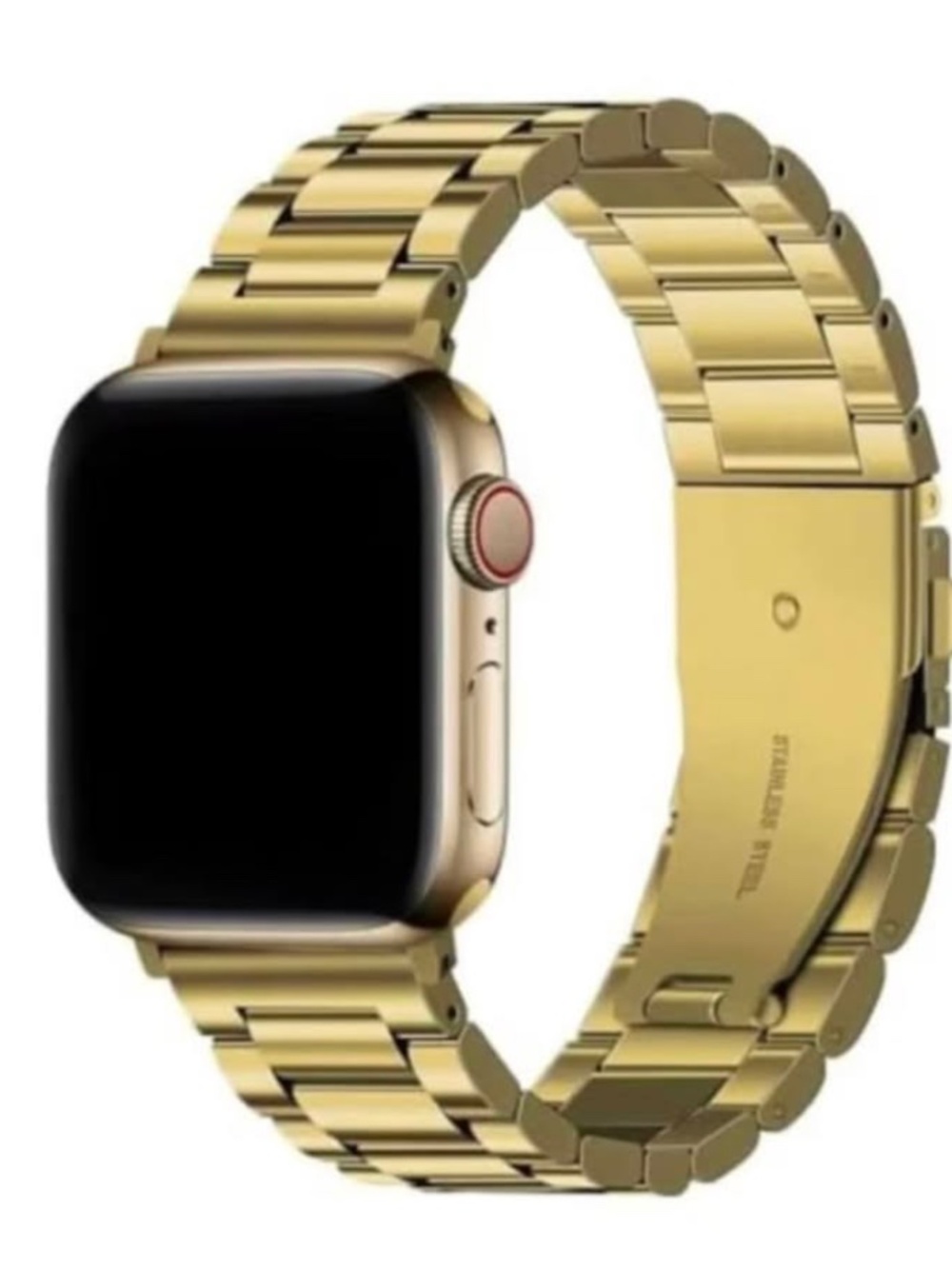 Gold Metal Watch Arm Band Replacement Strap Stylish Durable Design Retail $45+
